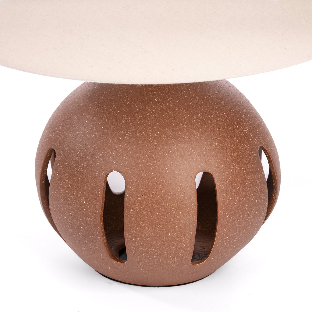 Bailey Ceramic Table Lamp - Pure Salt