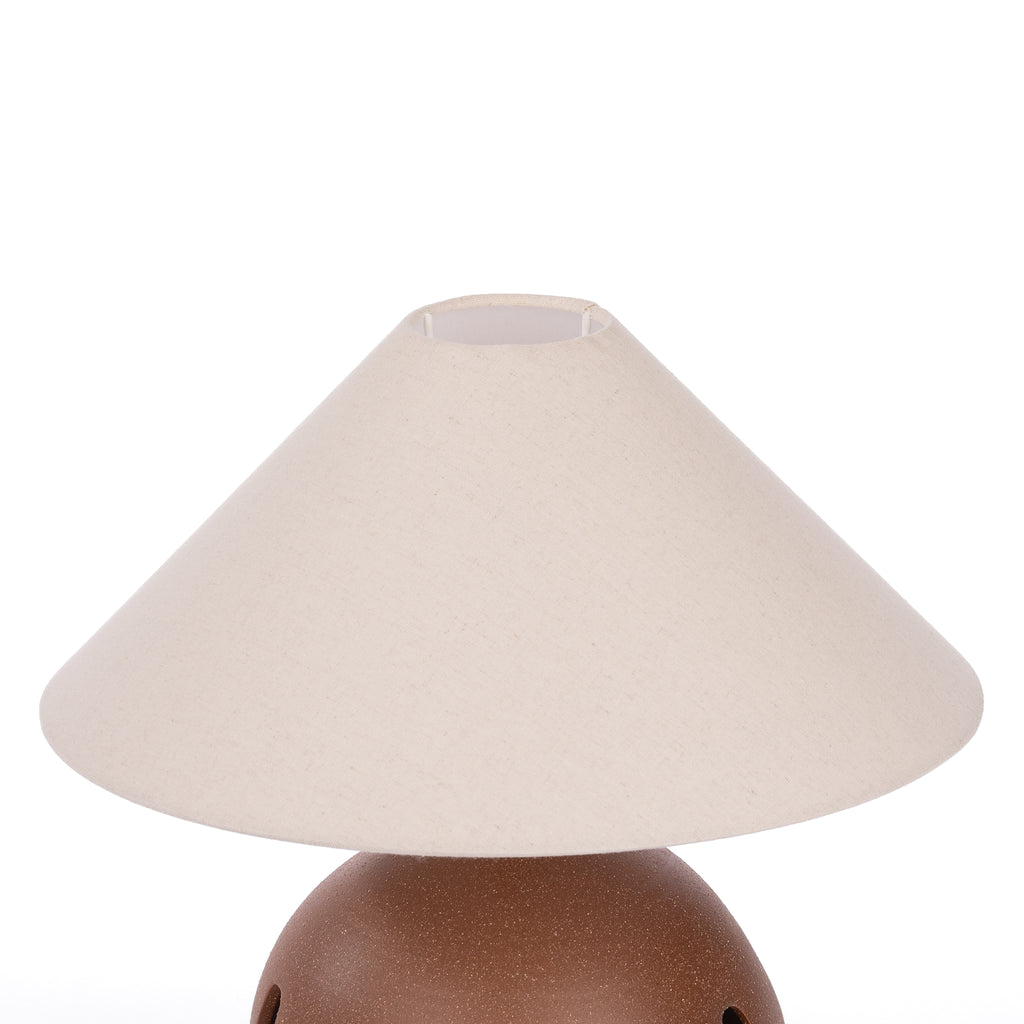 Bailey Ceramic Table Lamp - Pure Salt