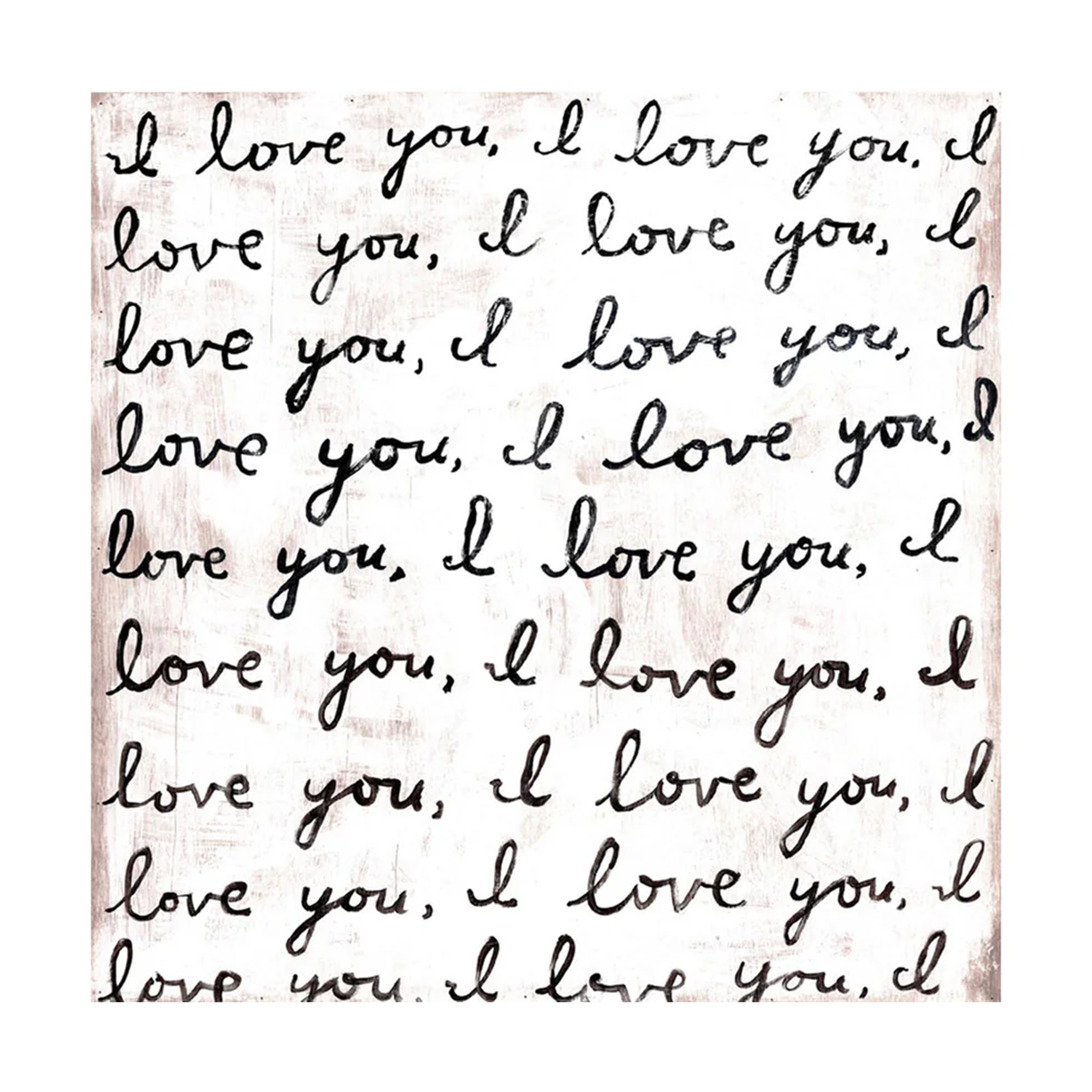 Darling, I love you print