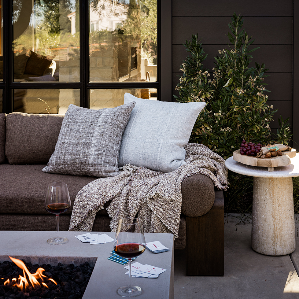Rina Outdoor Pillow - Pure Salt