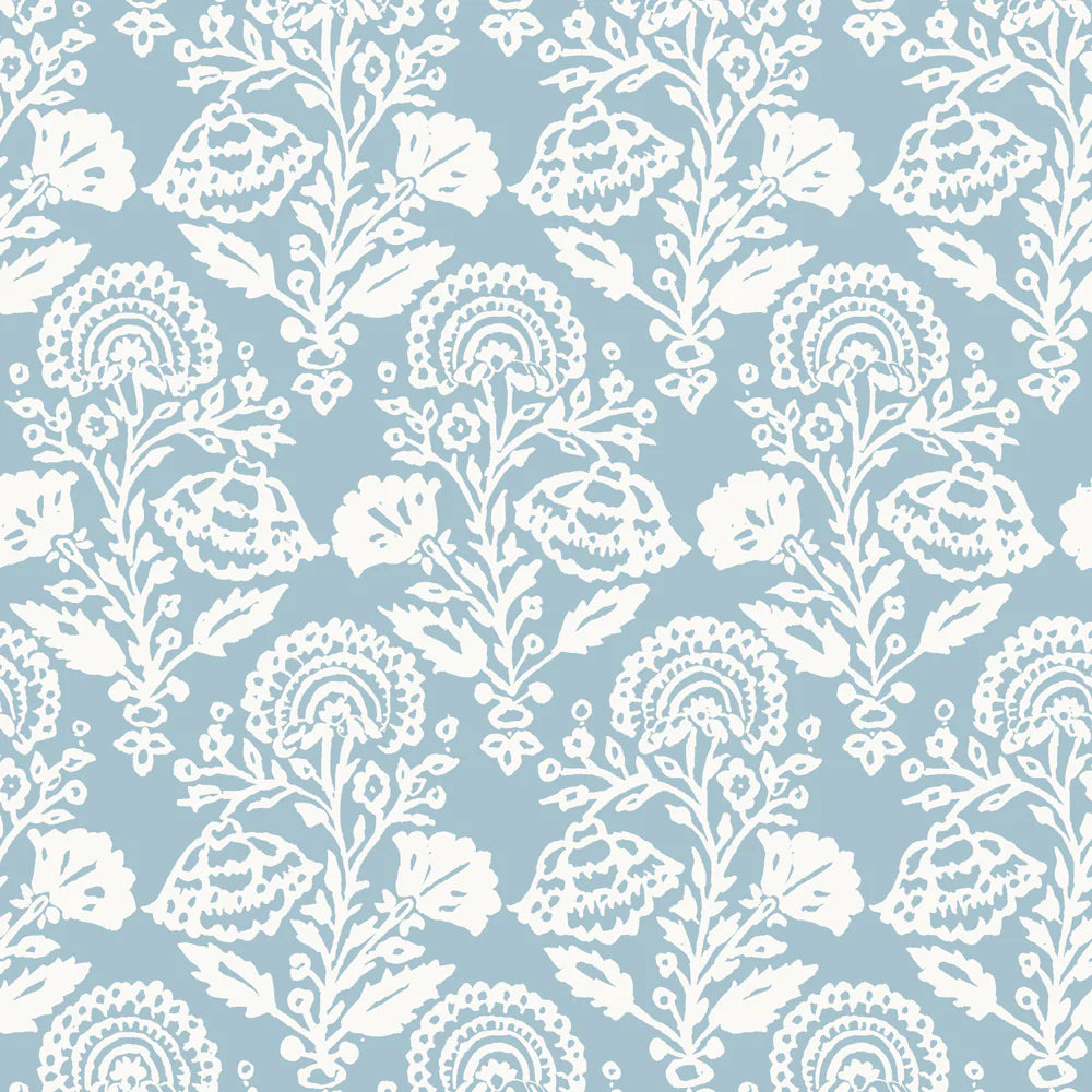 Floral Damask Wallpaper