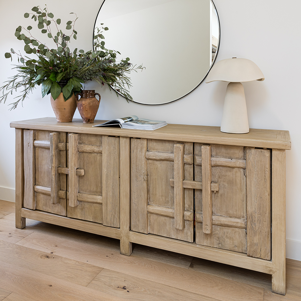 Gable Four Door Cabinet