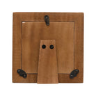 Hand-Carved Photo Frame with Ribbed Pattern