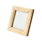 Hand-Carved Photo Frame with Ribbed Pattern
