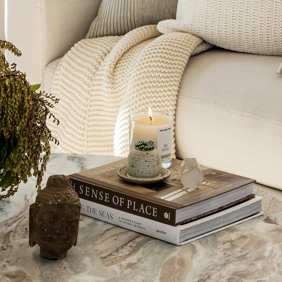 Saelin Marble Round Coffee Table