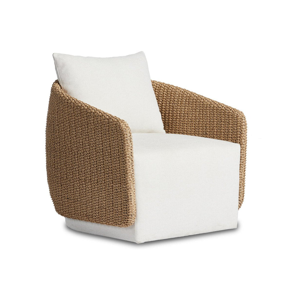 Haven Outdoor Swivel Chair - Pure Salt