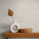 Horizontal Faux Grasscloth Wallpaper