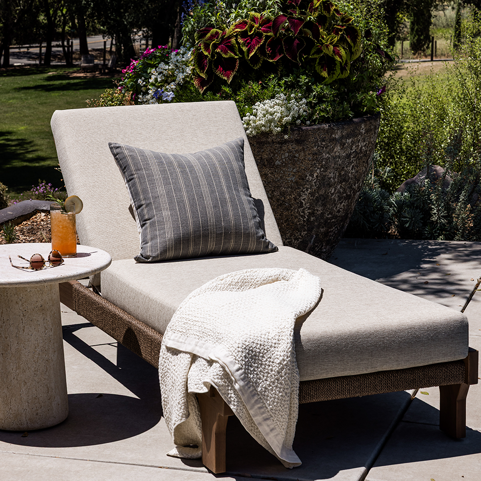 Drift Outdoor Side Table - Pure Salt