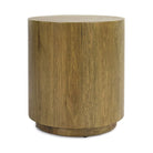 Laynen Round End Table- Light Brown