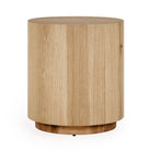 Laynen Round End Table-Natural