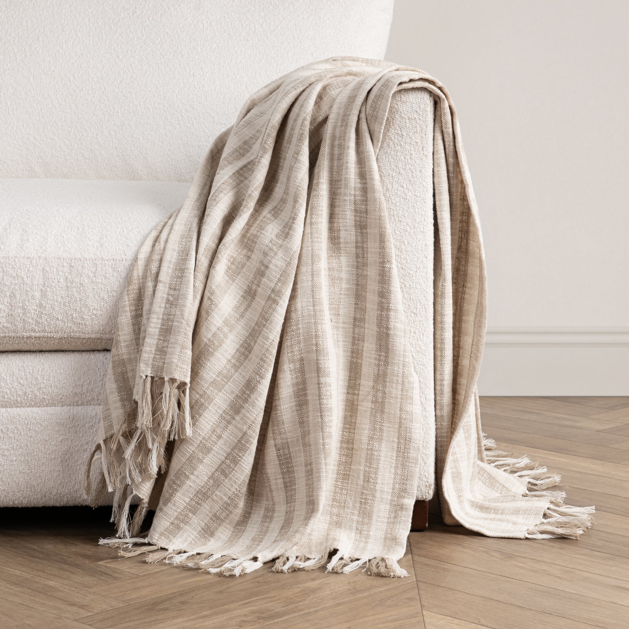 Lona Throw- Ivory 