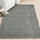 Luna Chunky Loop Rug, Blue Charcoal