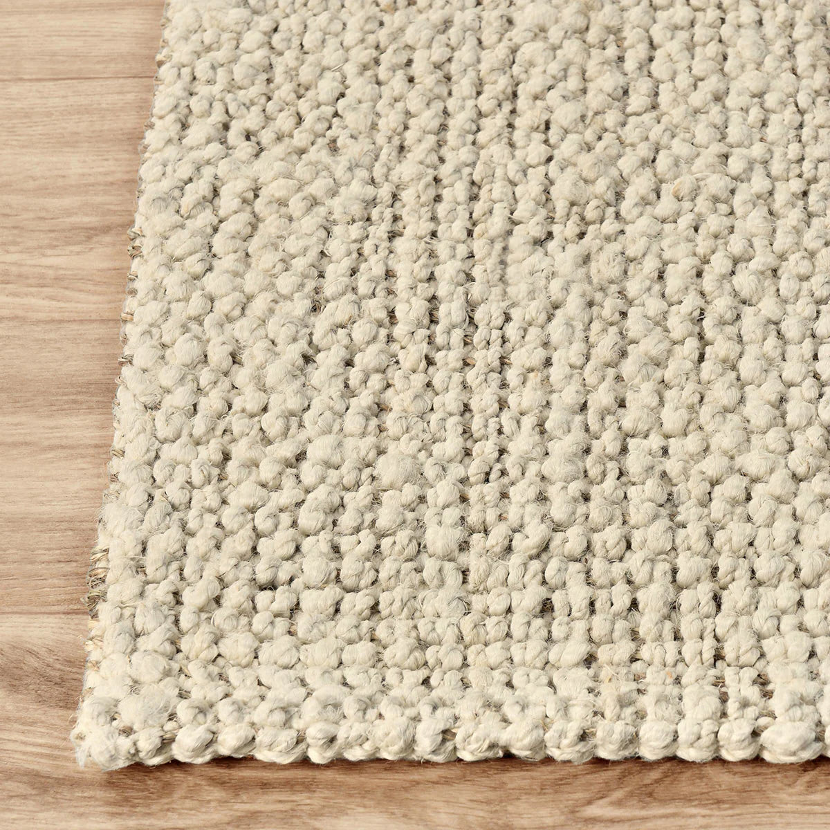 Luna Chunky Loop Rug, Ivory