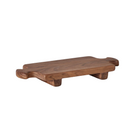 Montclair Wood Riser Footed Tray