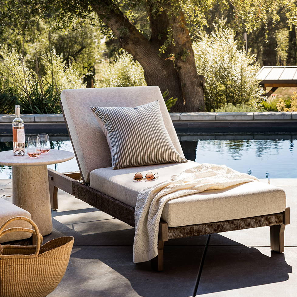 Moxley Outdoor Chaise - Pure Salt Shoppe