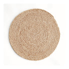 Jute Coil Round Placemats, Set Of 8
