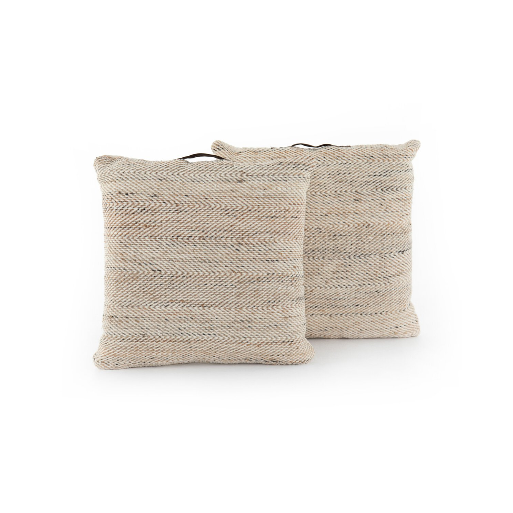 Nala Pouf, Set of 2 - Pure Salt