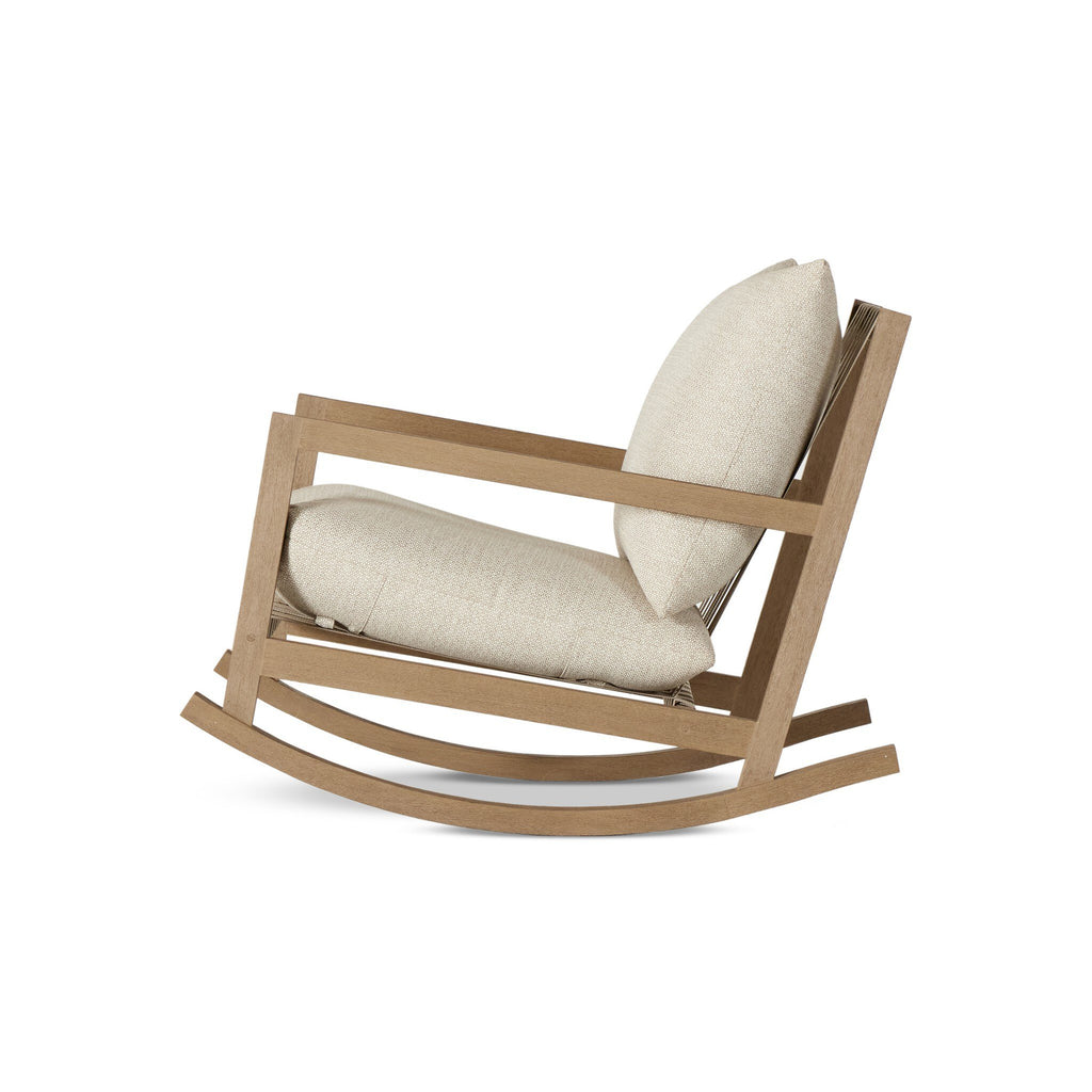 Nate Outdoor Rocking Chair - Pure Salt