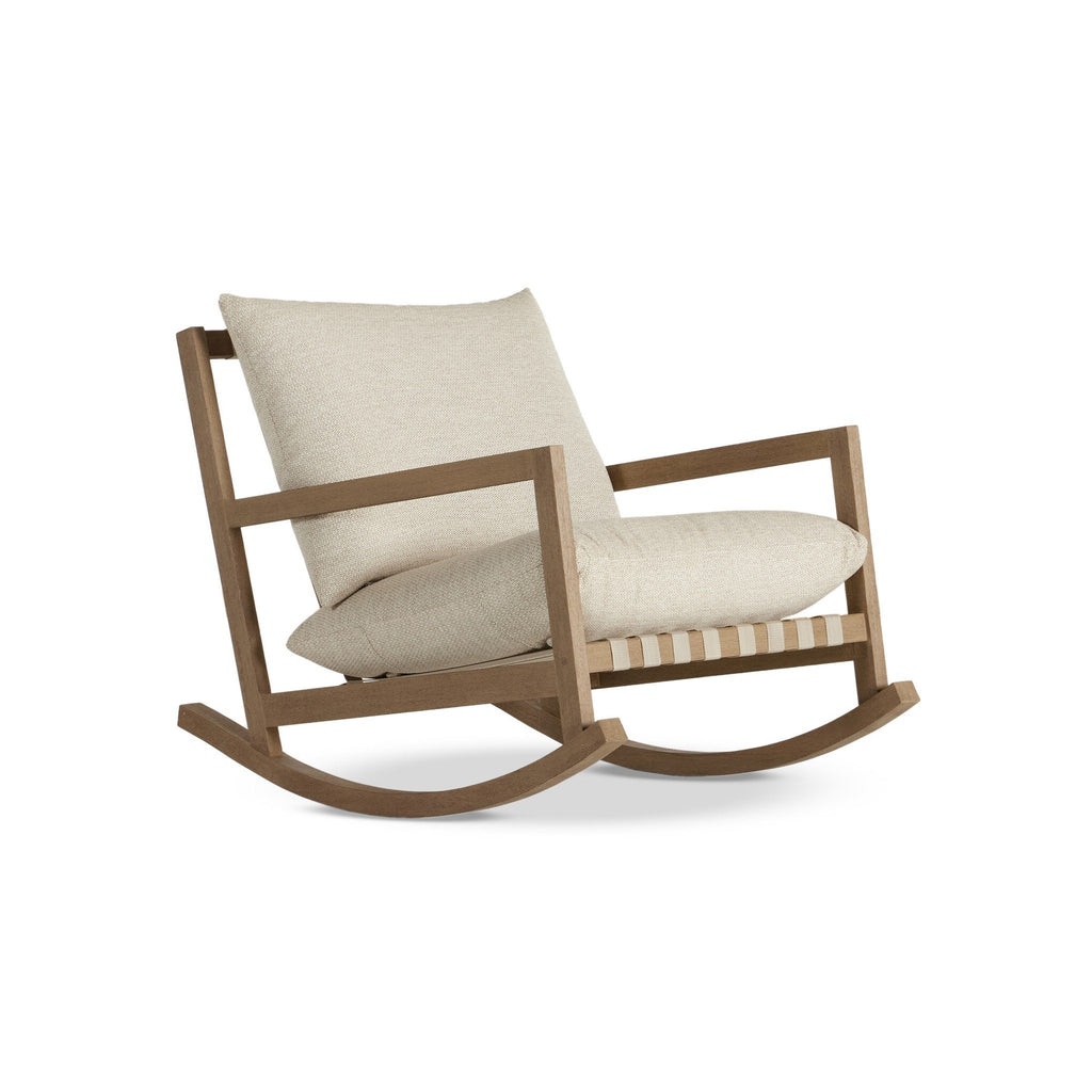 Nate Outdoor Rocking Chair - Pure Salt