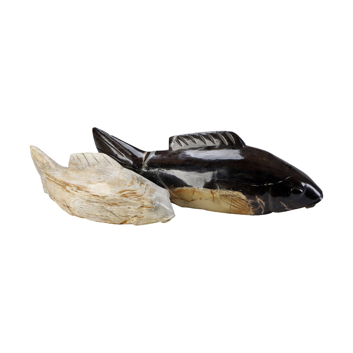 Petrified Wood Koi Fish - Pure Salt Shoppe