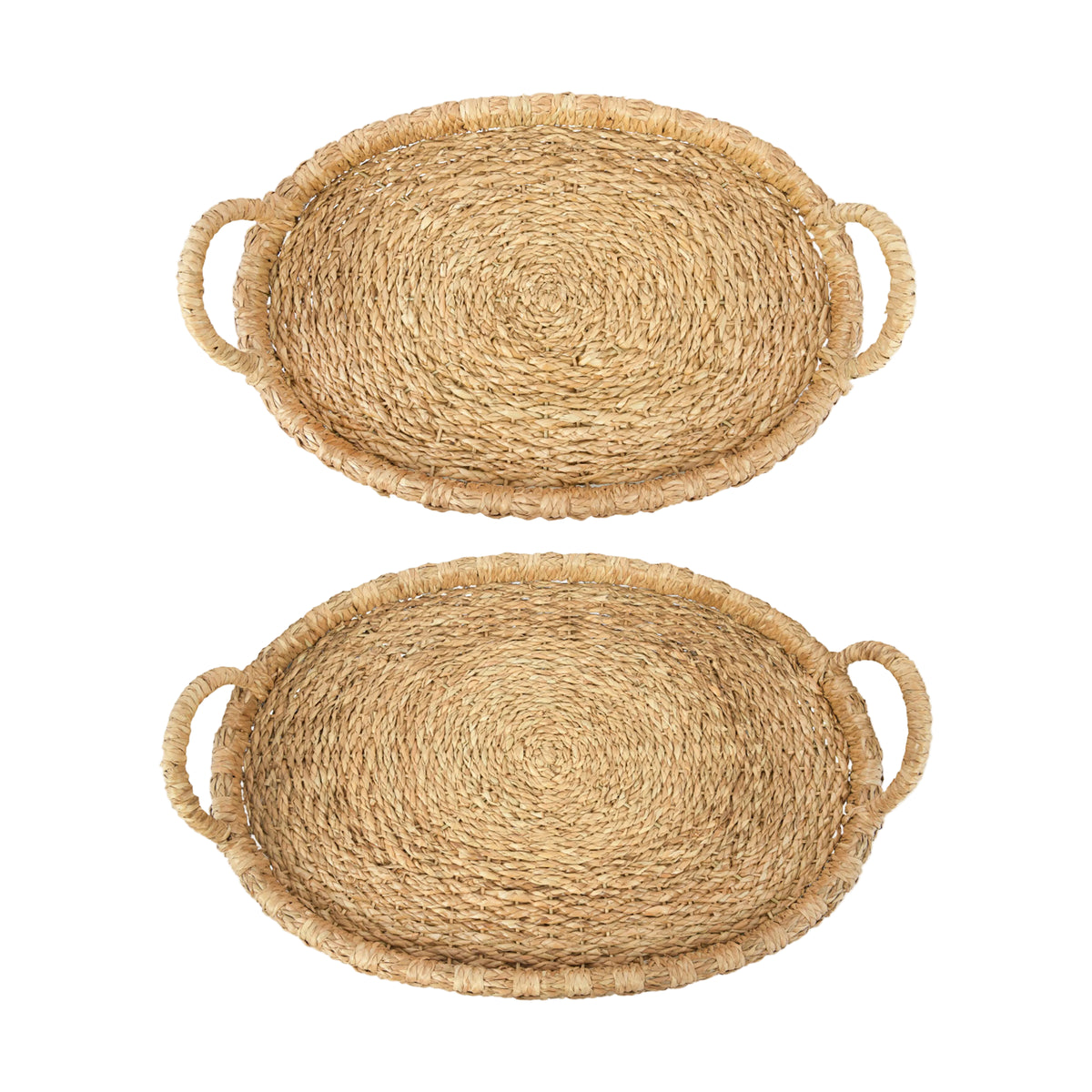 Porter Hand-Woven Trays: Set of 2 - Pure Salt Shoppe
