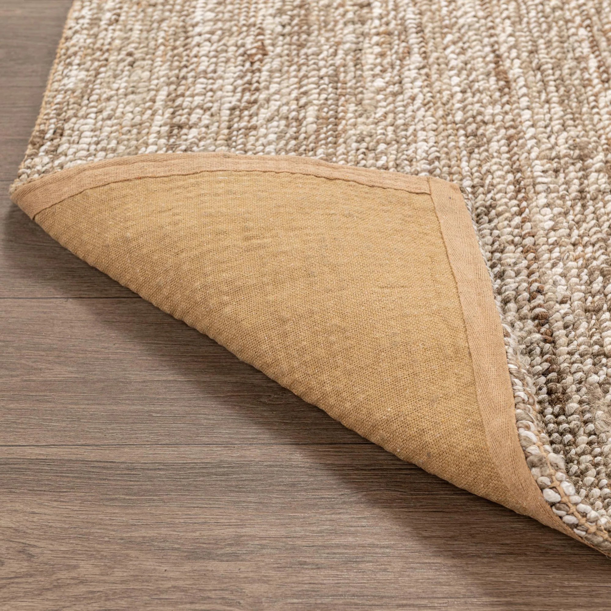 Pryssa Boucle Rug, Silver / Ivory