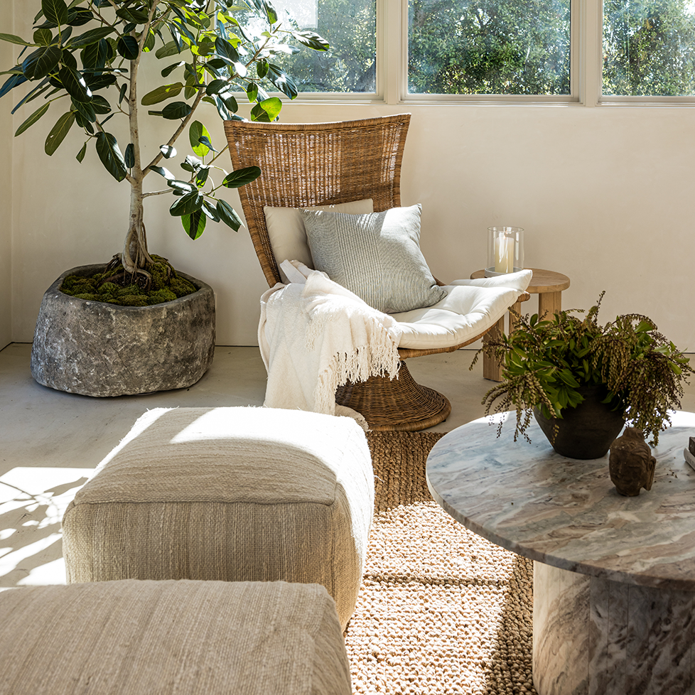 Saelin Marble Round Coffee Table