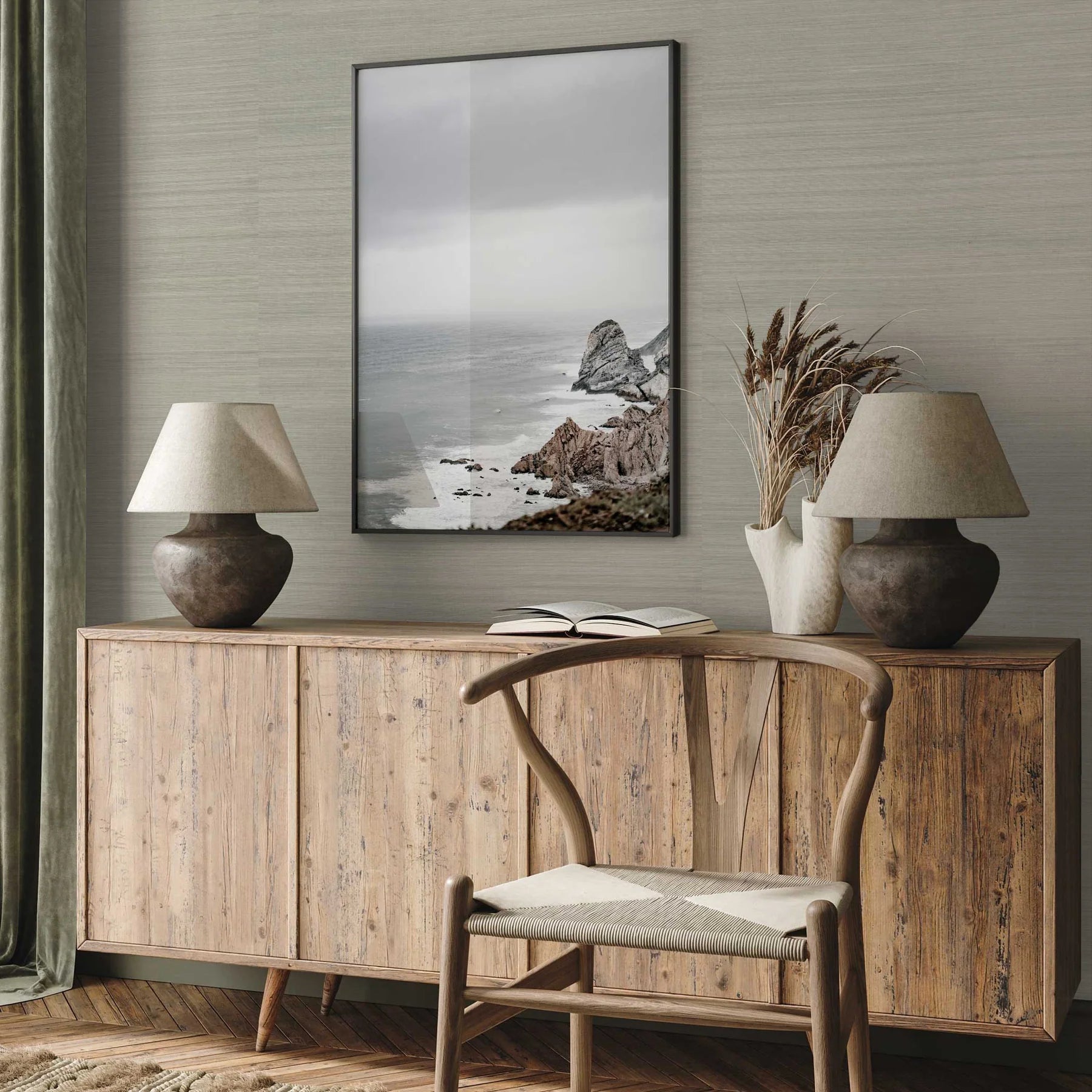 Sisal Tonal Hues Wallpaper