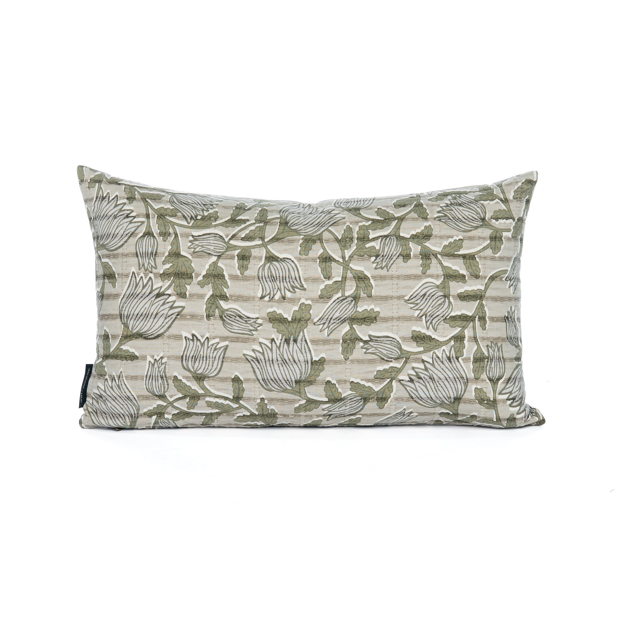 Stoffer Pillow - Natural / Sage - Pure Salt