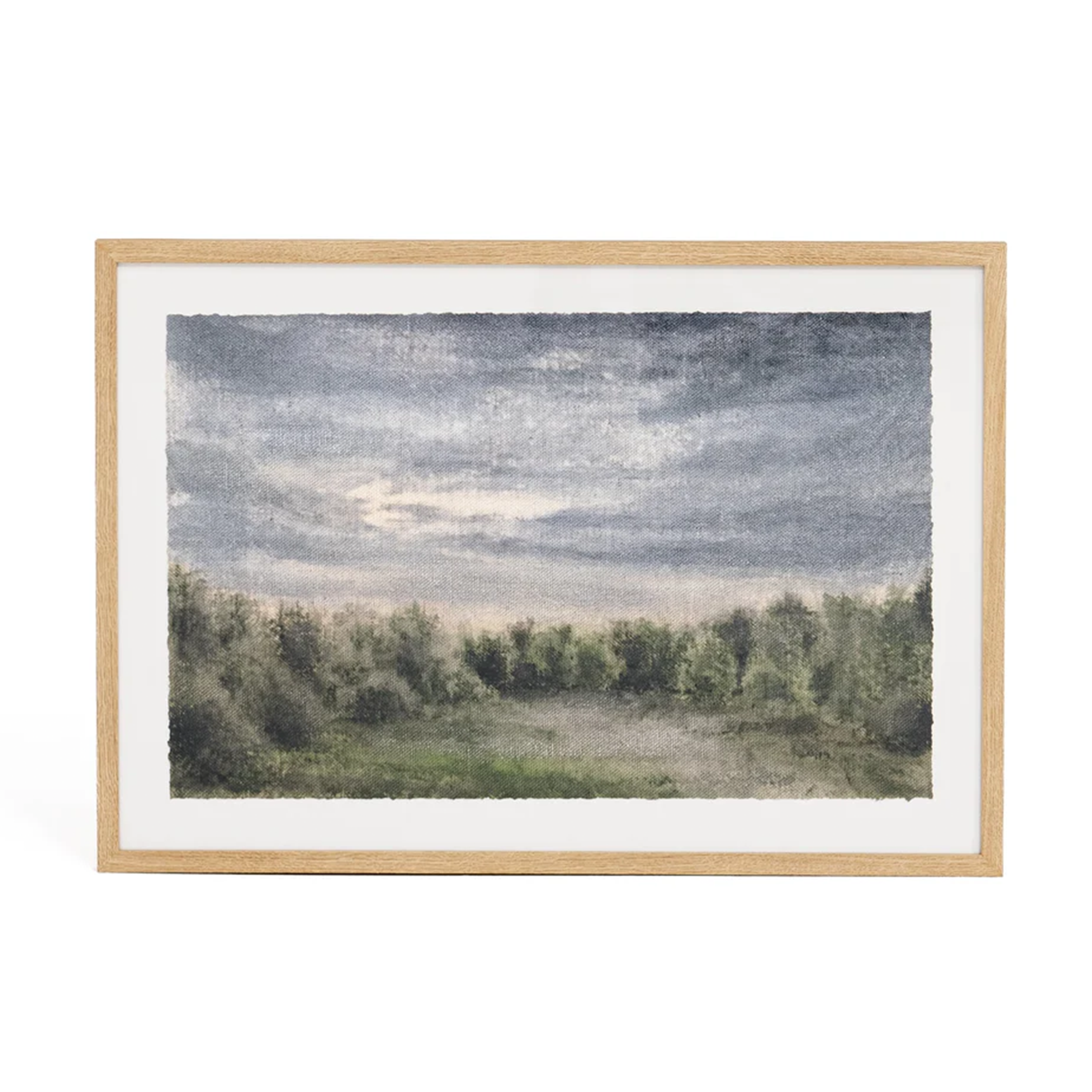 Summer Quell by Tenaya Wickstrand, 33" x 23" , White Oak Frame