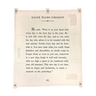 The Ralph Waldo Emerson Tarp