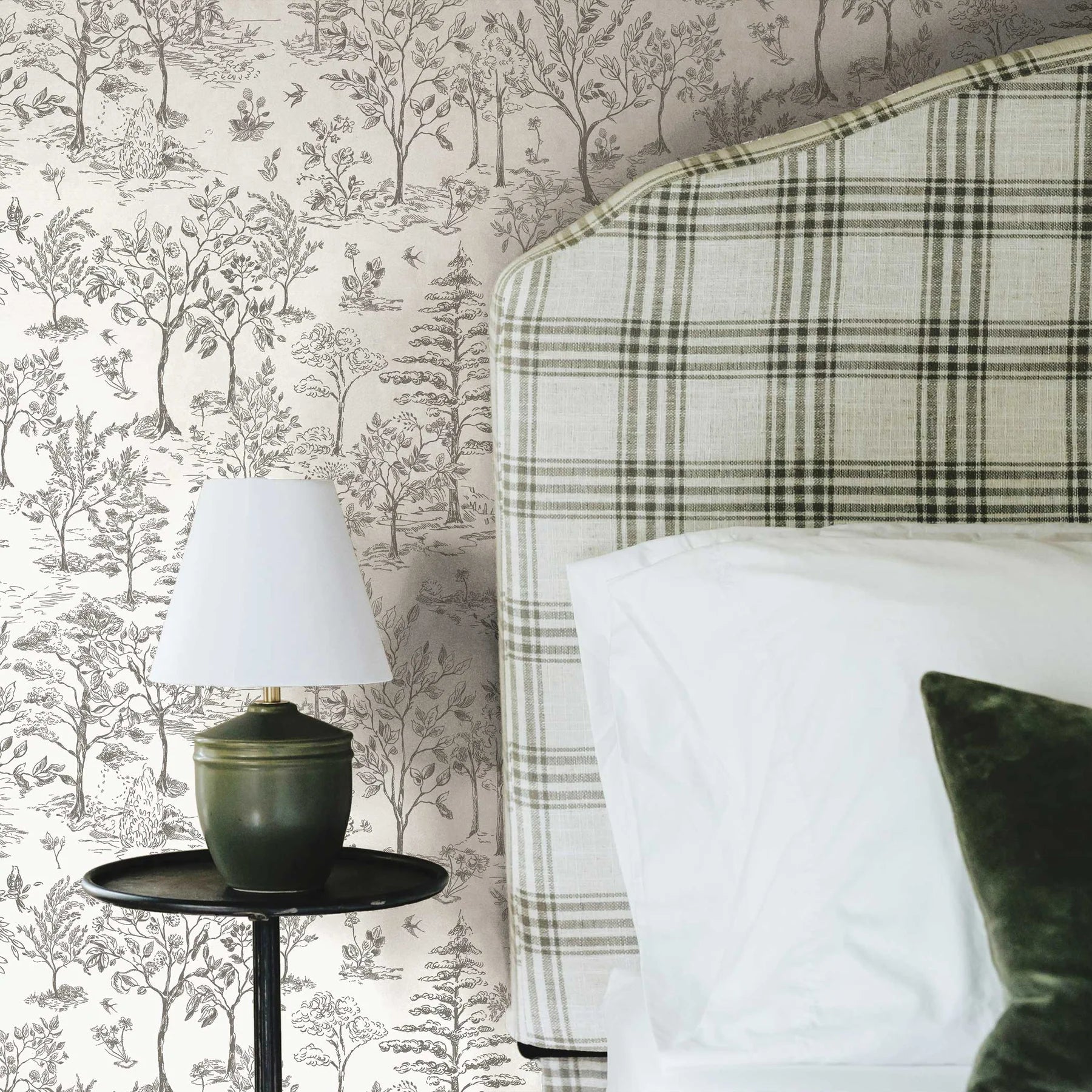 Arbor Toile Wallpaper