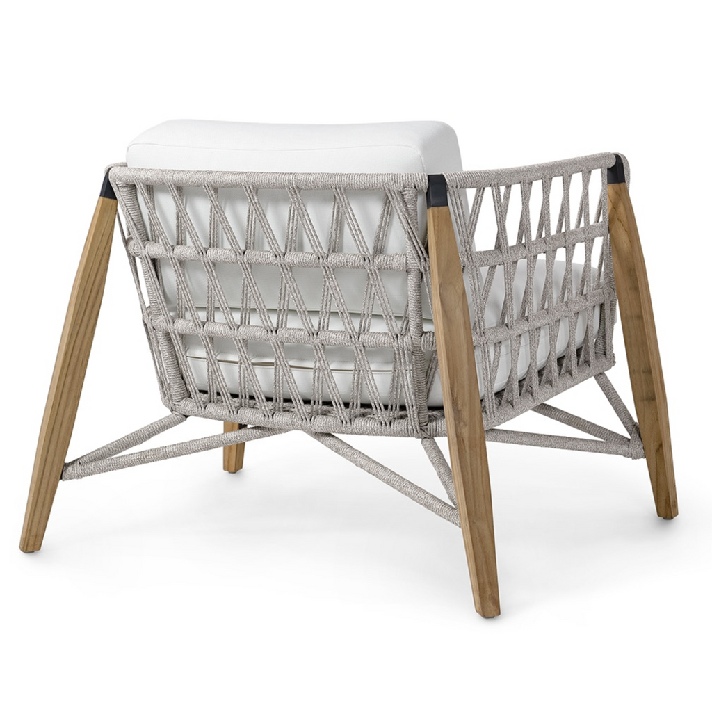 Lucerne Outdoor Lounge Chair - Pure Salt