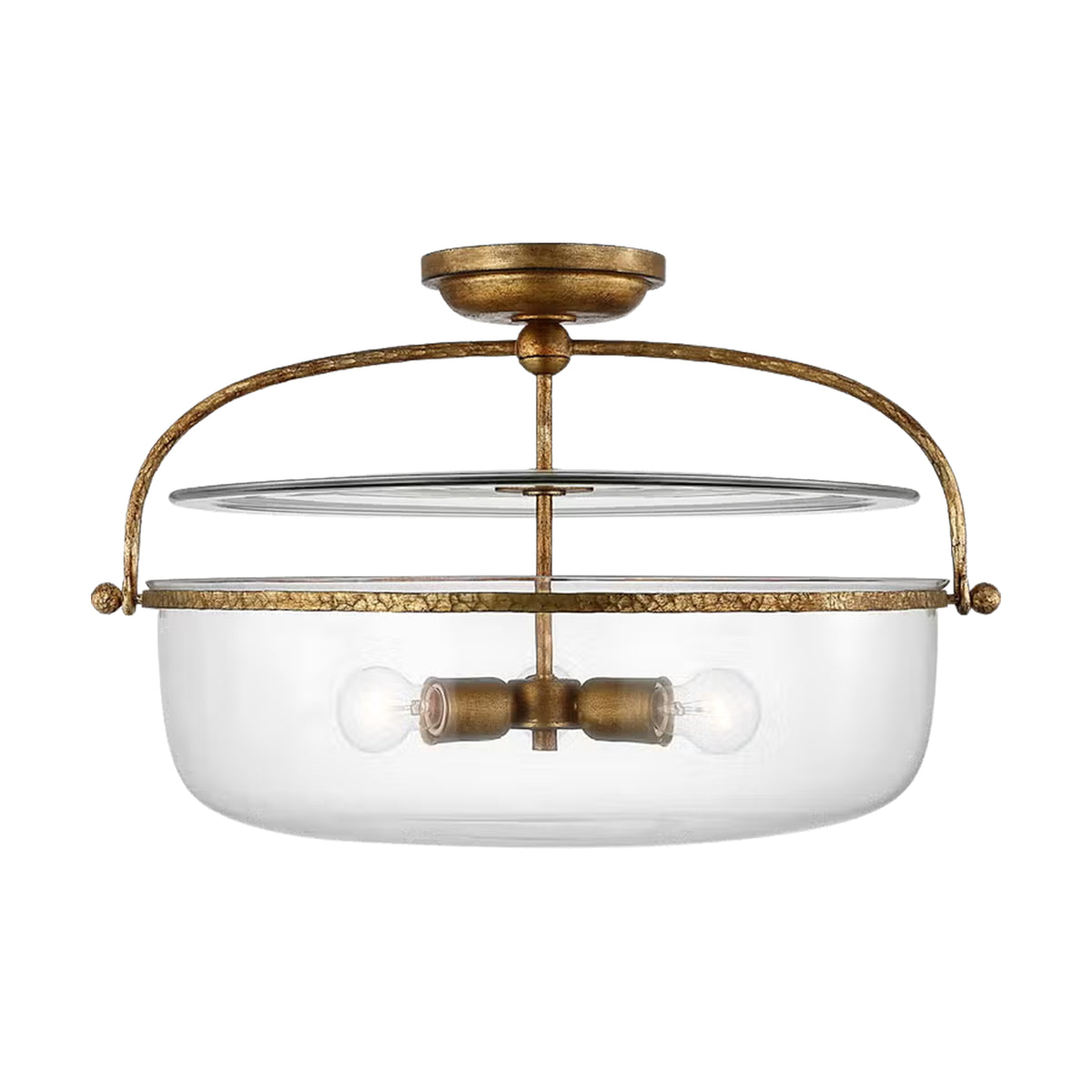 Valmere Semi-Flush Lantern - Pure Salt Shoppe