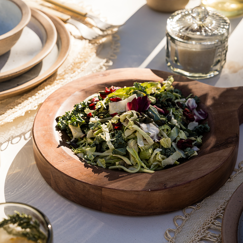 Villa Cutting Board Bowl