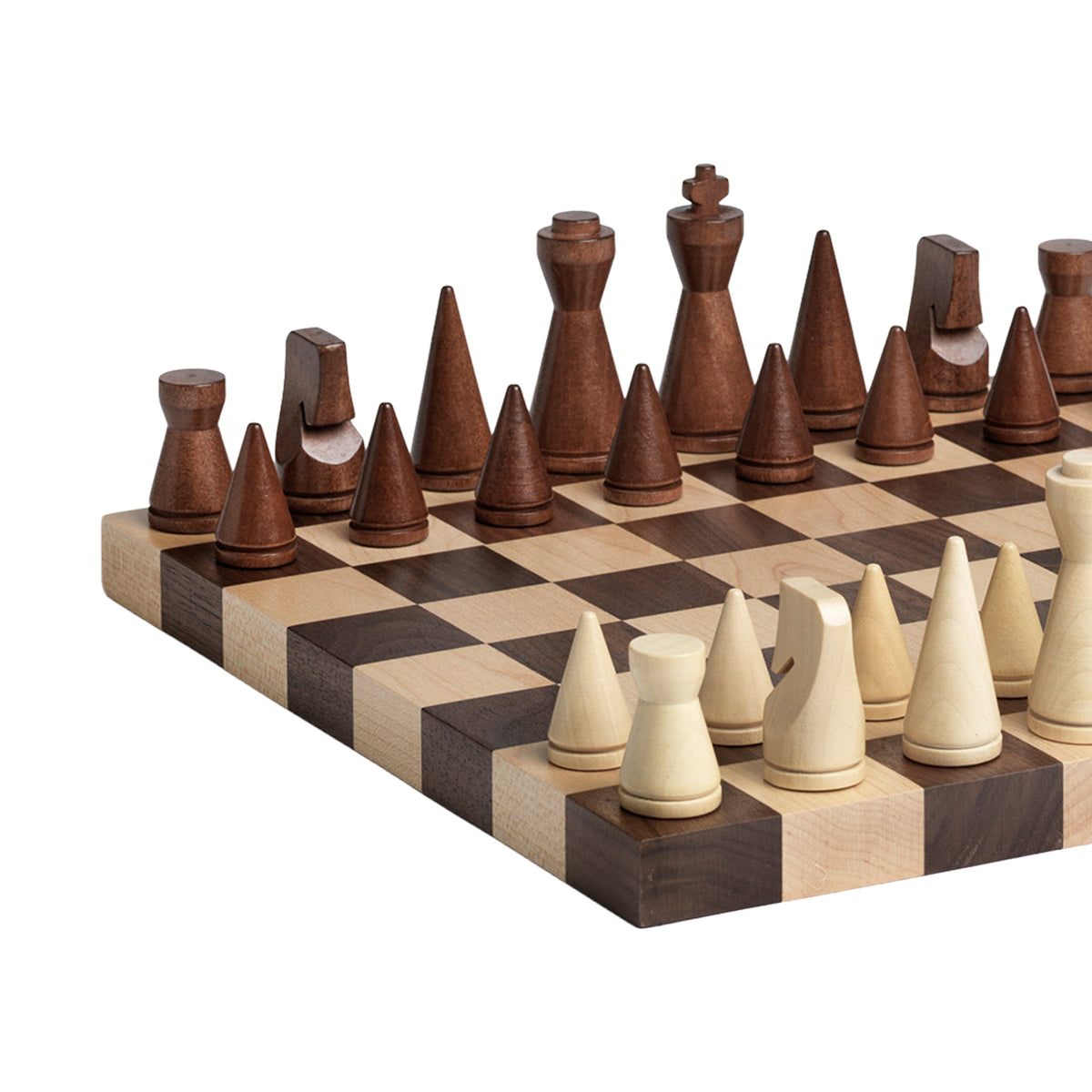 Wood Chess, Minimalist - Pure Salt Shoppe