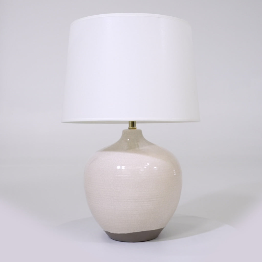 Montgomery Table Lamp in Rustic White- Pure Salt Shoppe