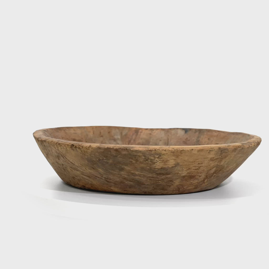 Quill Teak Wood Bowl- Pure Salt Shoppe