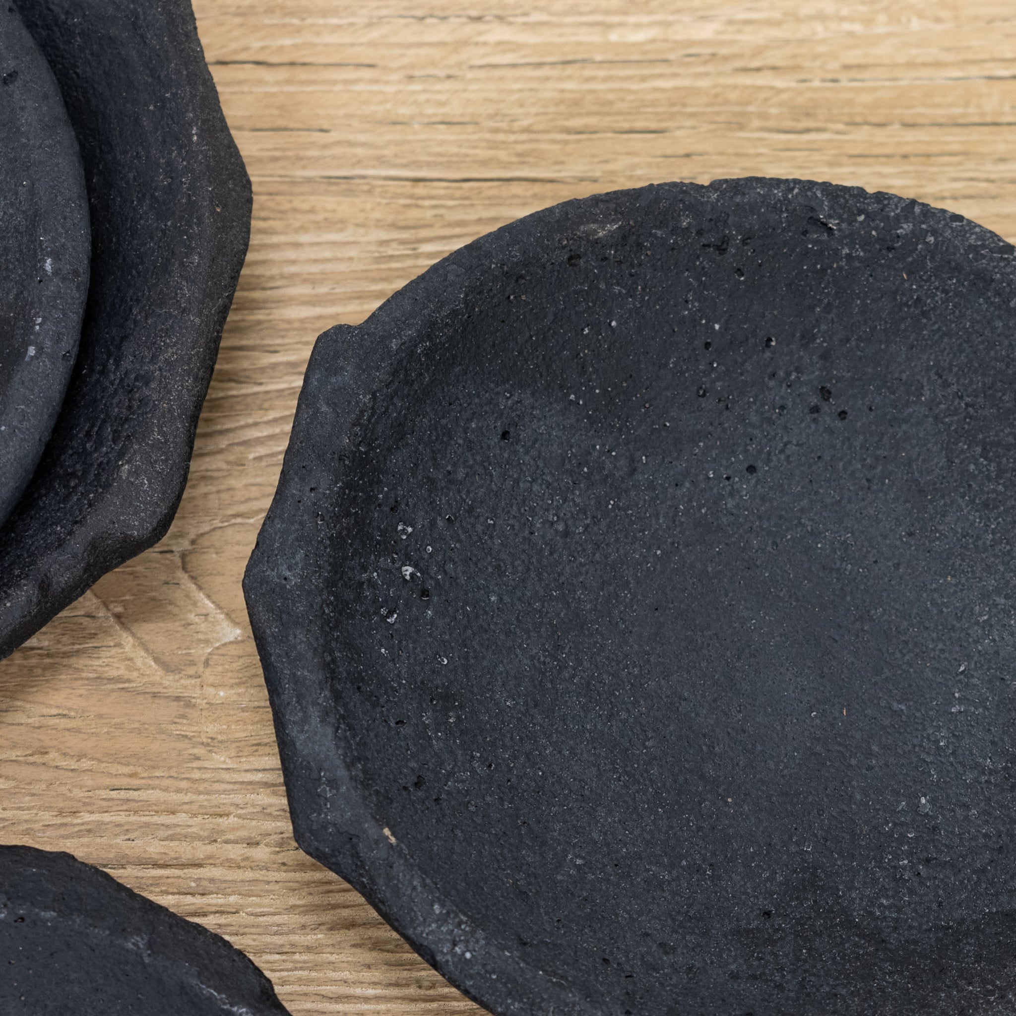 Finn Black Stone Saucer- Pure Salt Shoppe