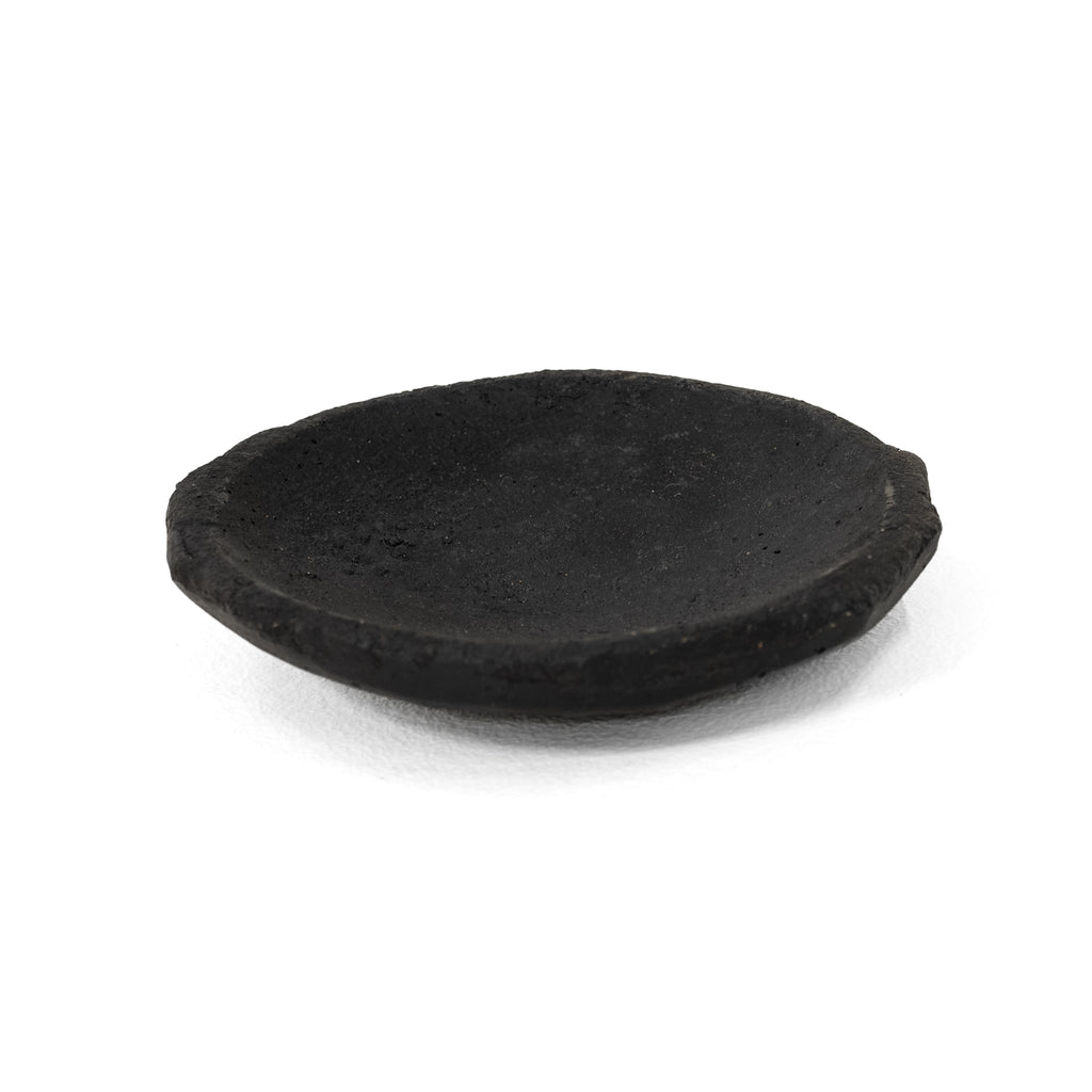 Finn Black Stone Saucer- Pure Salt Shoppe