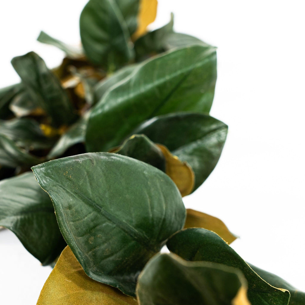 Artificial Magnolia Leaf Garland - 82" - Pure Salt Shoppe