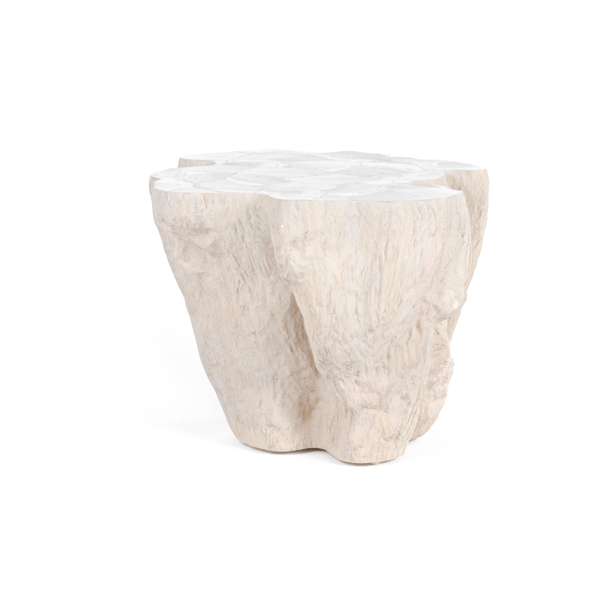 Camilla Fossilized Clam Side Table - Pure Salt Shoppe