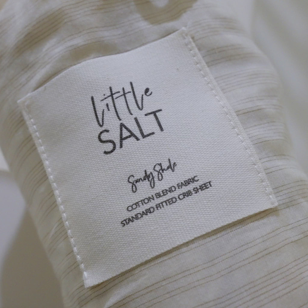 Sandy Shale Crib Sheet- Pure Salt Shoppe