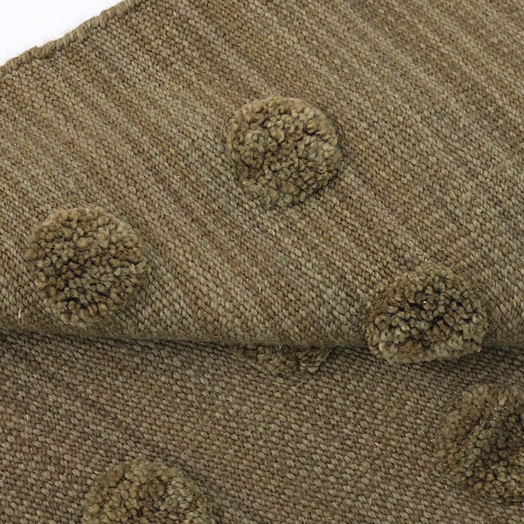 Little Salt x Momeni Patara Tuft Green Rug - Pure Salt