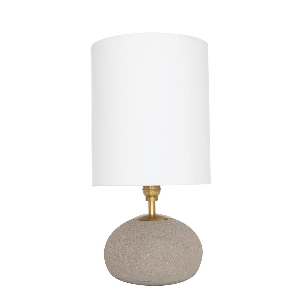 Concrete Mini Orb Lamp - Pure Salt Shoppe
