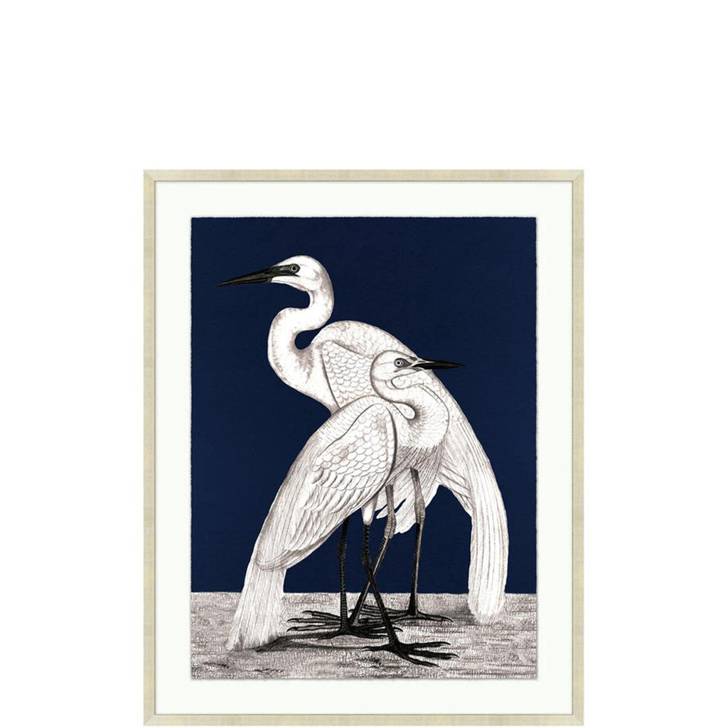Egrets on Indigo - Pure Salt Shoppe