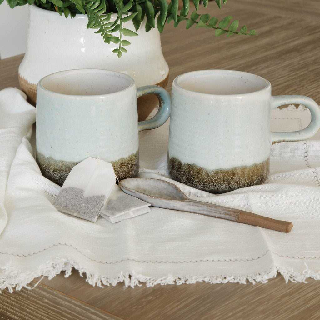 Kaelyn Woven Cotton Napkin with Stitching Detail & Fringe - Pure Salt Shoppe