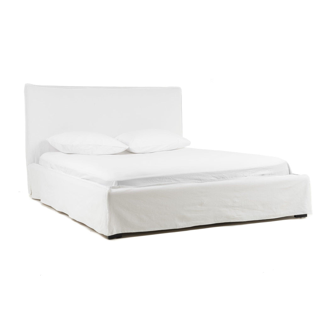 Lindsey Straight Upholstered Bed - Pure Salt Shoppe
