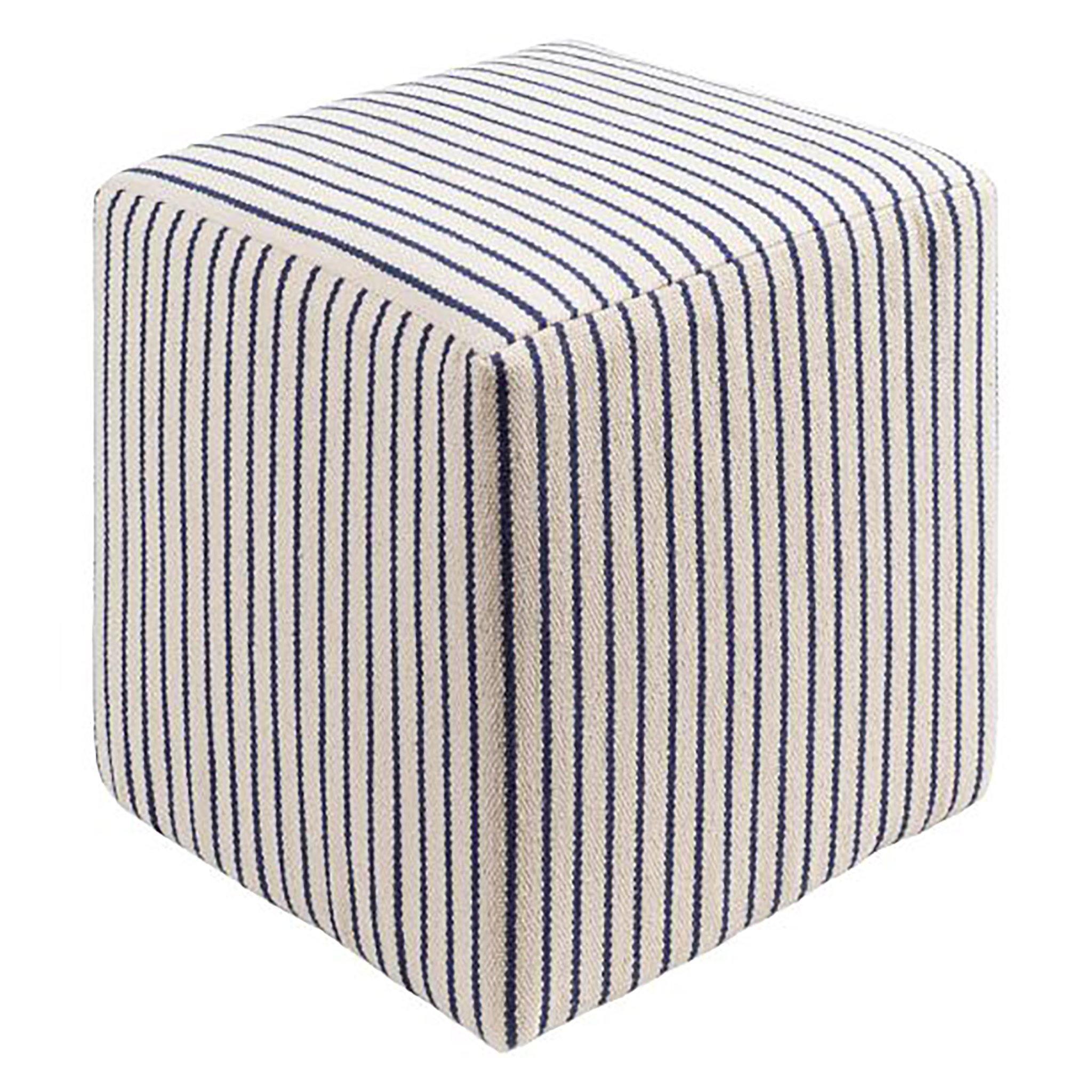 Marnie Ottoman, Navy - Pure Salt Shoppe