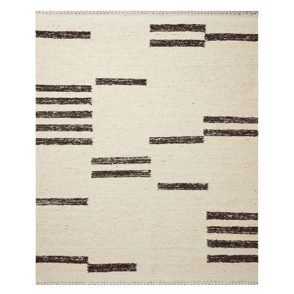 Maya Rug, Natural/Black - Pure Salt Shoppe